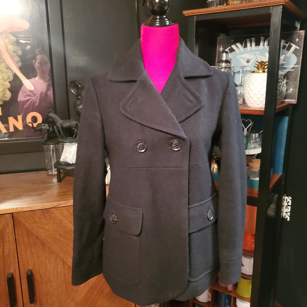 Wool Two Button Coat